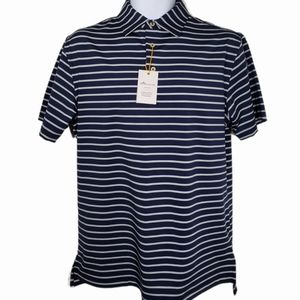 Peter Millar Summer Comfort Golf Polo Blue Small